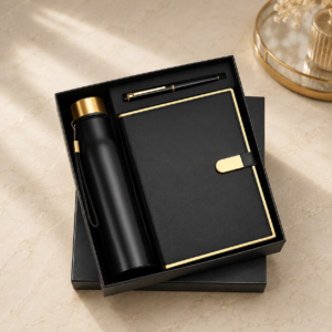 Black & Gold 3-Piece Executive Gift Set