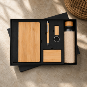 Eco Bamboo & Glass 5-Piece Executive Gift Set