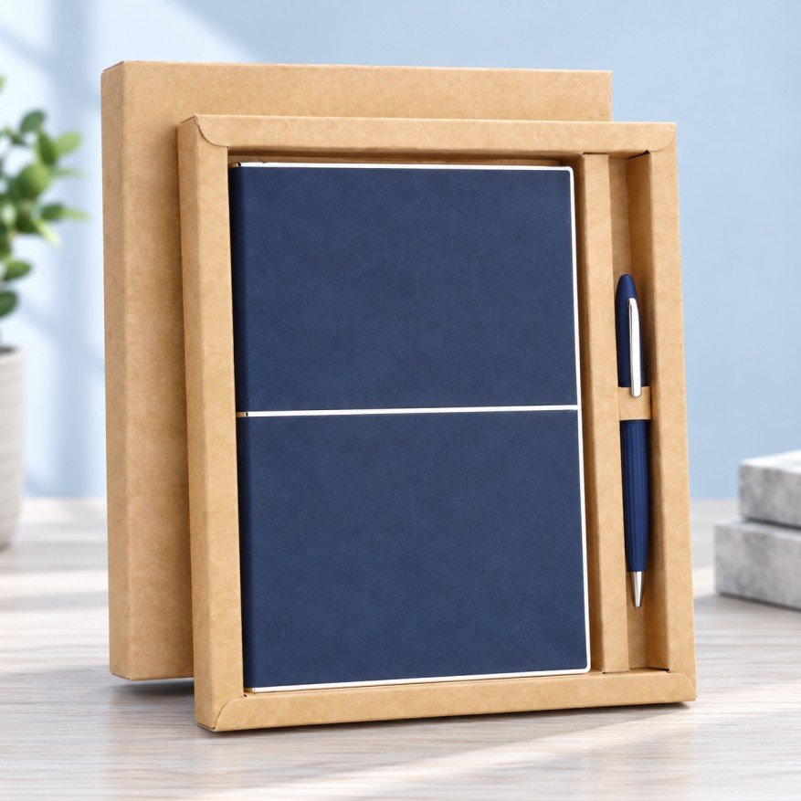 Premium Royal Blue Executive Gift Set | Notebook & Pen